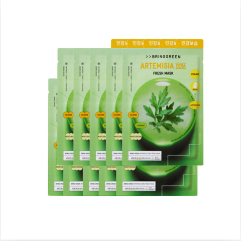 Bring Green l Artemisia Calming Fresh Mask 10 Sheets