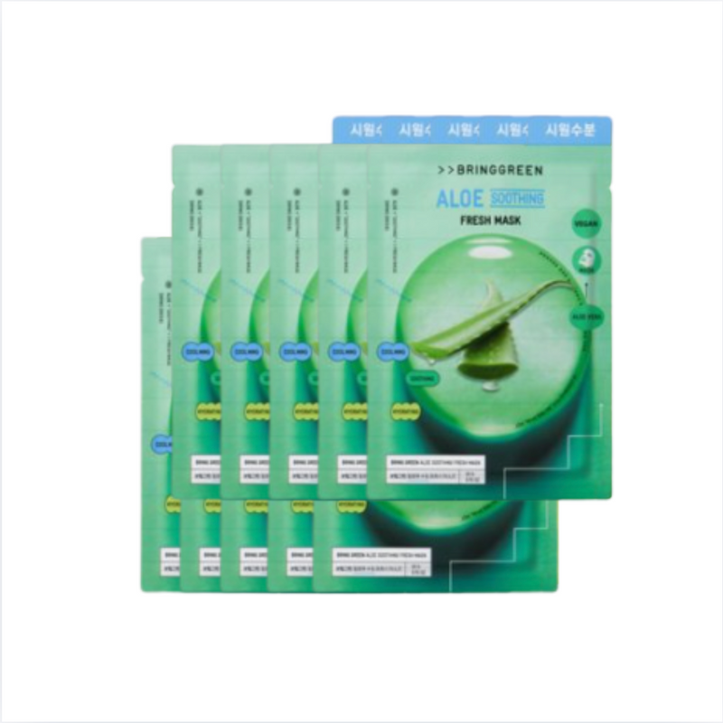 Bring Green l Bring Green Aloe Soothing Fresh Mask 10 Sheets