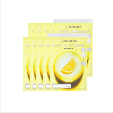 Bring Green l Super Lemon Glutathione Fresh Mask 10 Sheets