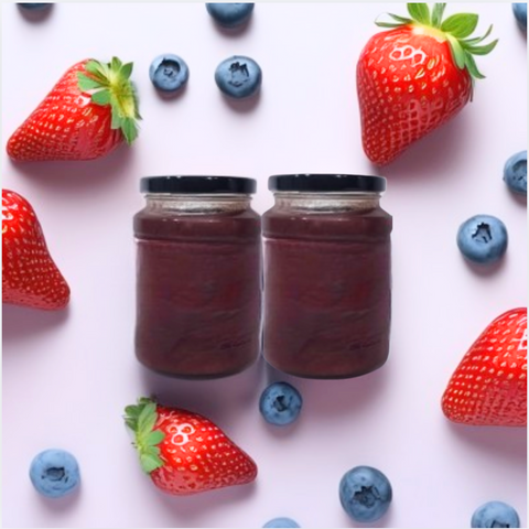 The Green l Blueberry Strawberry Jam 250g