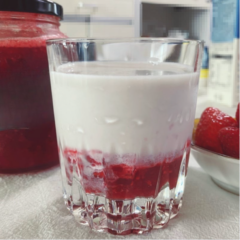 The Green l Raspberry Syrup 250g