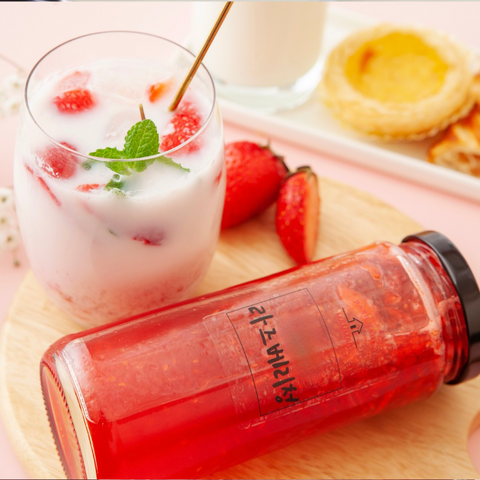 The Green l Raspberry Syrup 250g