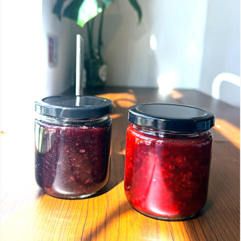 The Green l Raspberry Syrup 250g