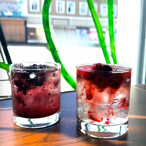 The Green l Raspberry Syrup 250g