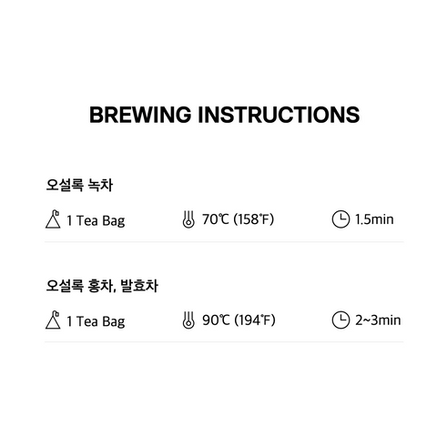 OSULLOC | Tea Edition Island 6 types 18ct
