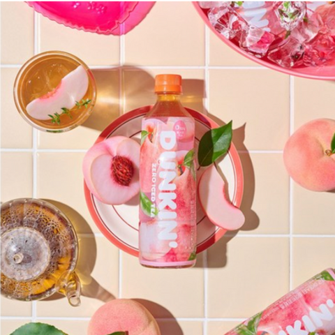 던킨도너츠 l 제로 아이스티 화이트피치 500ml x 2개