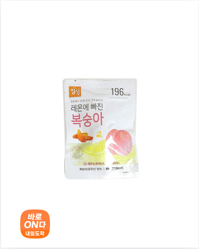 Jeongsim Food l Peach in Lemon 60g