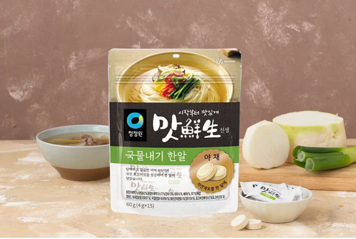 청정원 l 맛선생 야채국물내기 한알 60g
