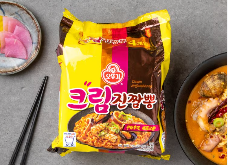🇰🇷 오뚜기 l 크림진짬뽕멀티 130g*4