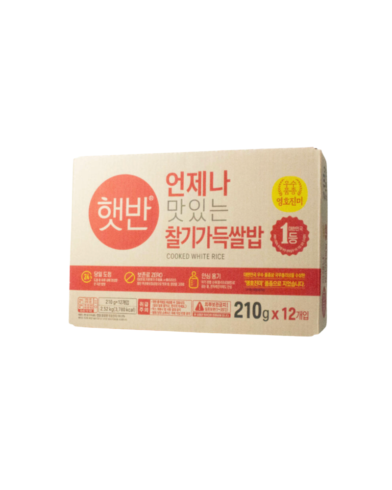CJ l Haetban White Rice 210g x 12 Pack