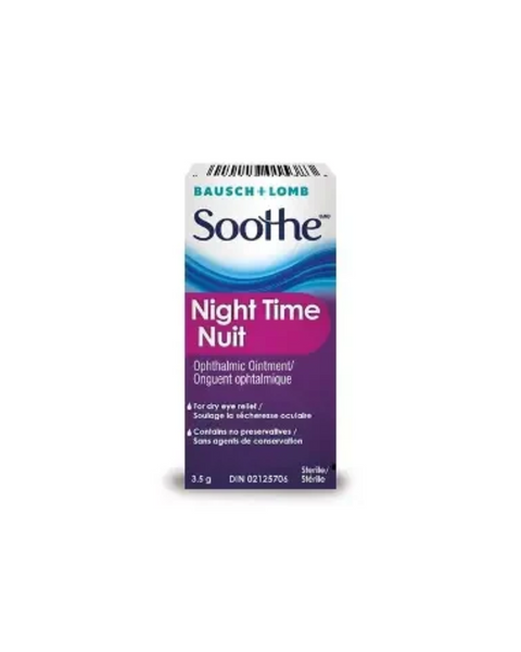bausch + lomb I Soothe Night Time lubricant eye ointment || 안연고 3.5g April 2030