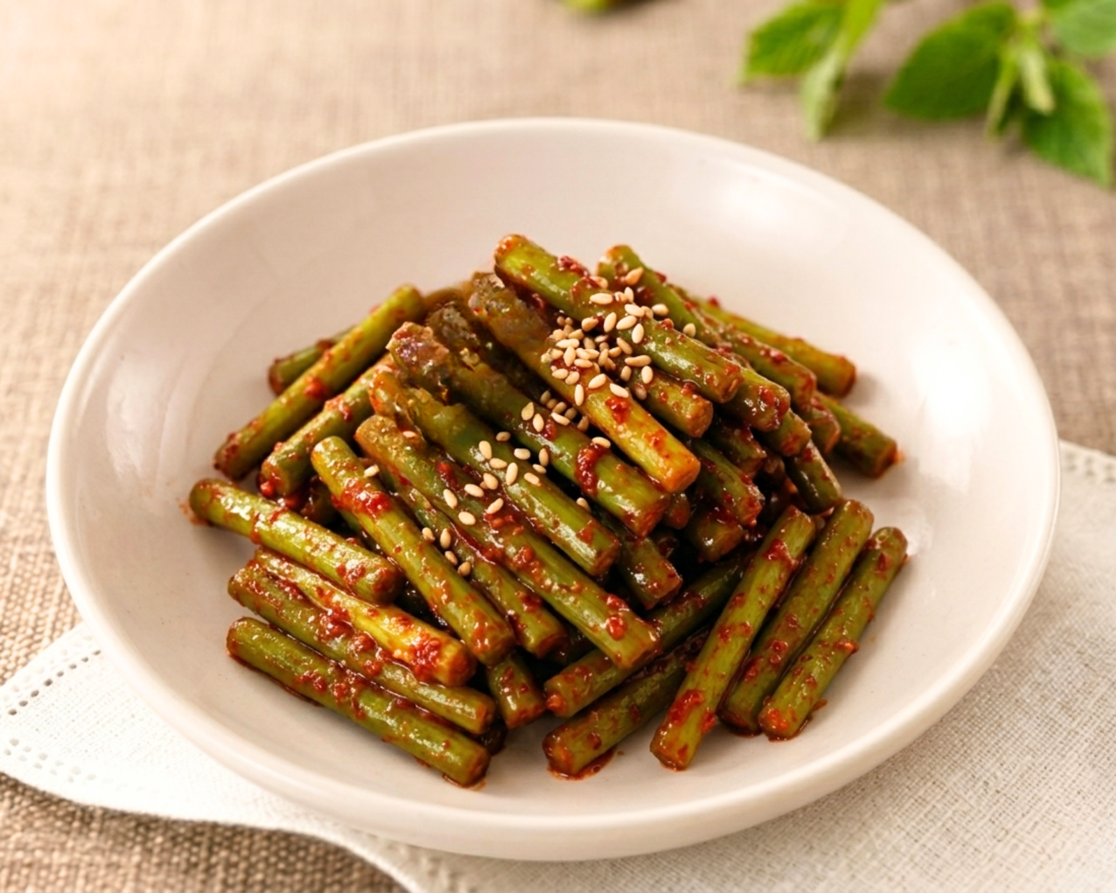 Byeolmidaam l Spicy Garlic Scape Kimchi 250g