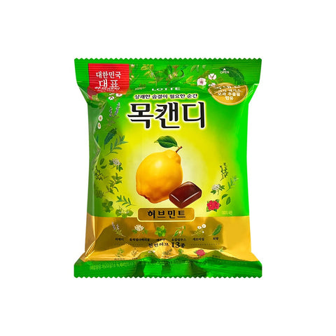 Lotte | Throat Candy Herb Mint 217g