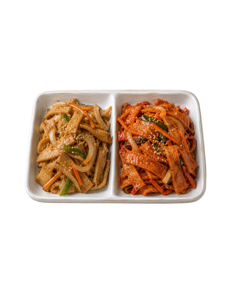 Byulmidam l Stir-fried Fish Cakes 2 types (Soy Sauce/Spicy, 150g each)