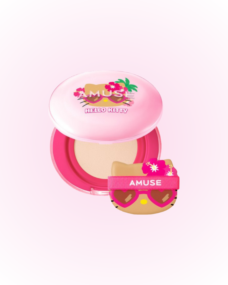 AMUSE I Tanning Hello Kitty Limited Edition || Dew Power Vegan Cushion SPF50 PA++++