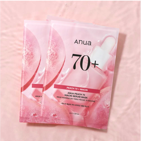 ANUA | 아누아 복숭아 70% 나이아신 세럼 마스크 10매