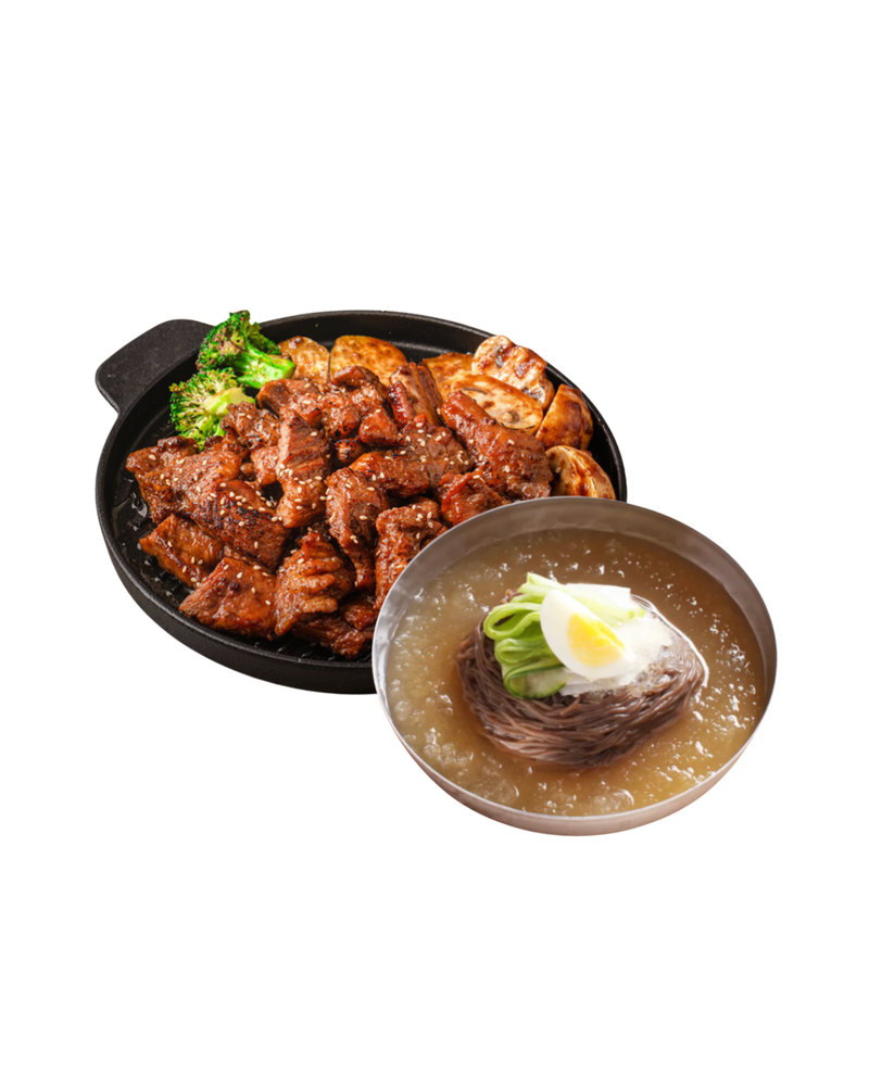 소금향기 l BBQ 양념갈비 + 물냉면 밀키트