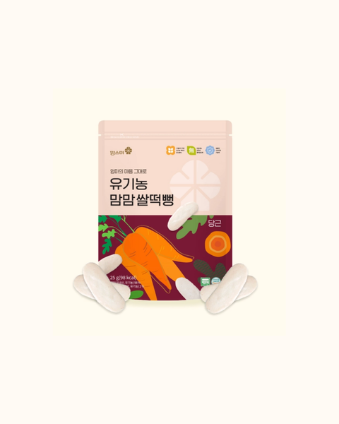 맘스미 l 유기농 맘맘 당근 쌀떡뻥 25g