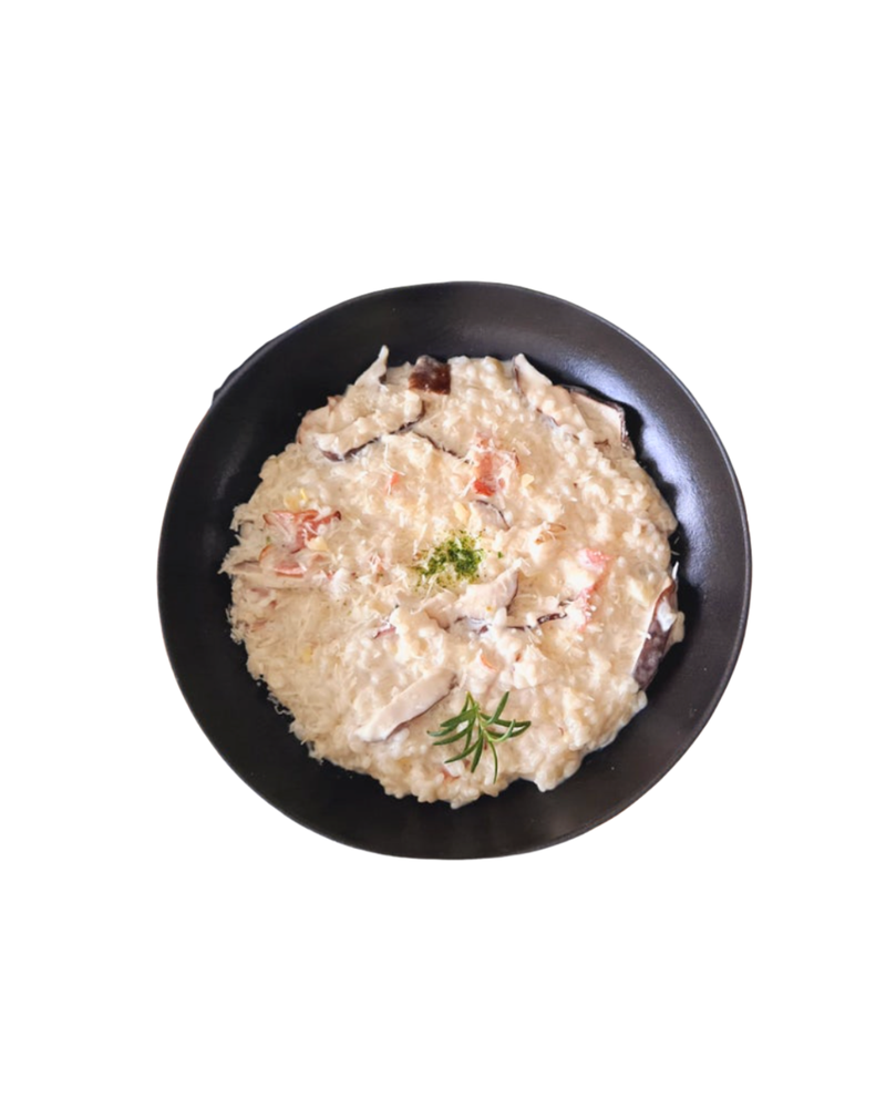 鲍勃的厨房 |蘑菇培根奶油烩饭（1人份）