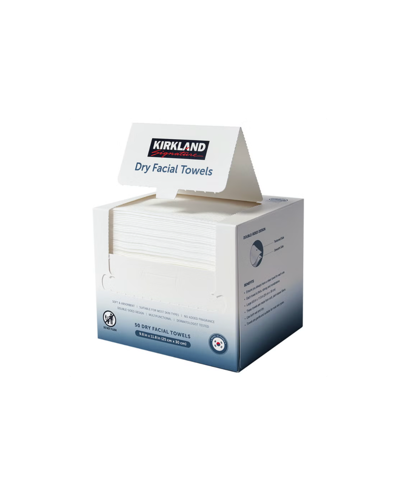 Kirkland Signature Daily Dry Facial Towels 50*4