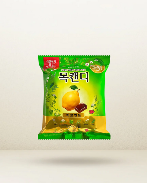 Lotte | Throat Candy Herb Mint 217g