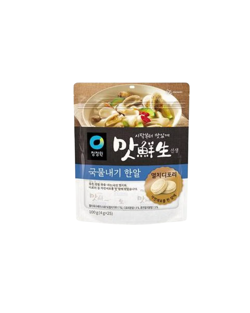 Cheongjeongwon l Master Taste Anchovy Deopori Broth Maker 100g (4g x 25ea)