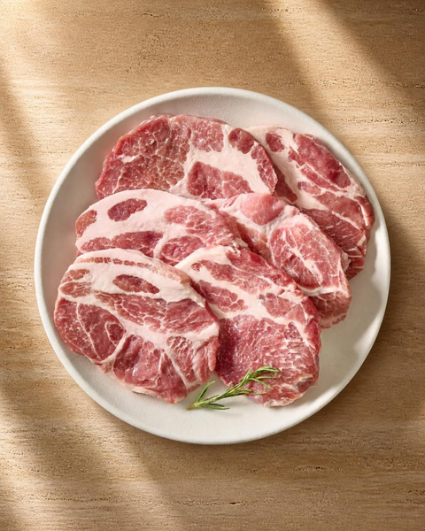 兰利肉类 l 无抗生素烤猪颈肉 2LB