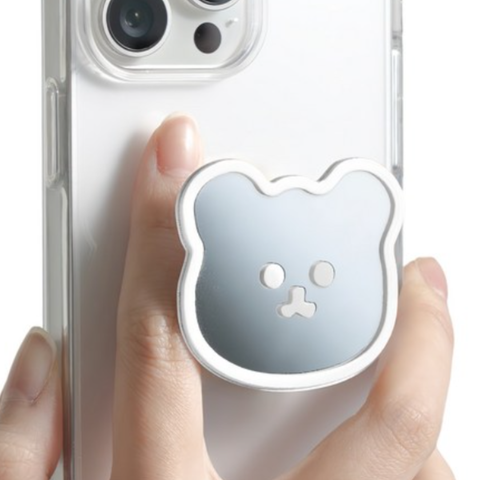 BRIO Gift Studio l Teddy Bear Mirror Phone Grip Phone Socket