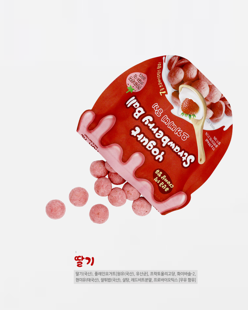 아가애 I 요거베베 동결건조 요거트볼 - 딸기 20g