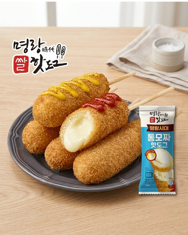 명랑핫도그 I 통모짜핫도그 (90g *4)