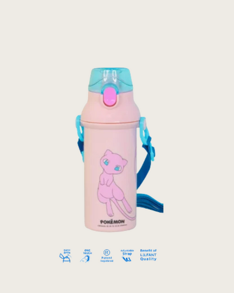포켓몬 l 앵커 원터치 어깨끈 물병 뮤 480ml