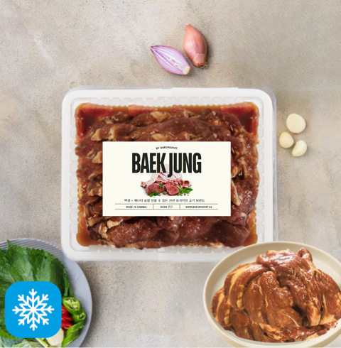 공구 l 백정 두근두근 양념 돼지목살 네근 (600g x 4팩)