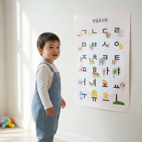 BRIO Gift Studio l 우리아이 한글포스터