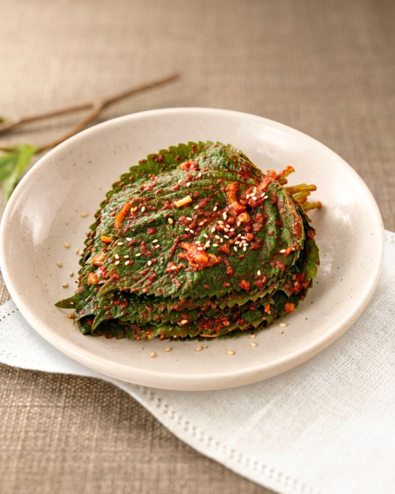 Byeolmida: Seasoned Perilla Leaves 500g