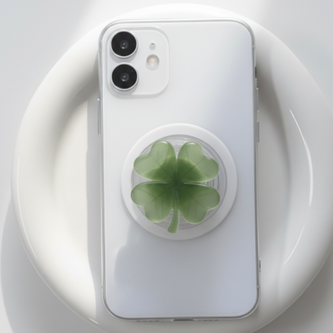 BRIO Gift Studio l 행운을 가져다주는 네잎클로버 폰그립 폰소켓