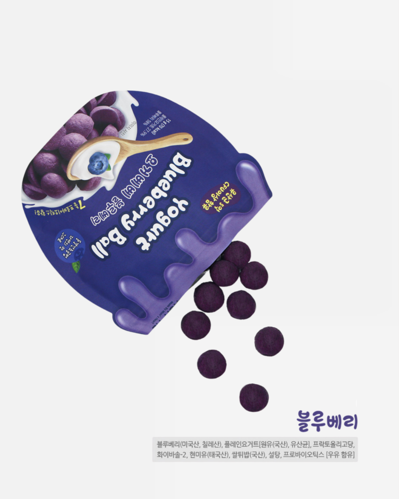 AGA-AE I Yogobaby Freeze-Dried Yogurt Balls - Blueberry 20g