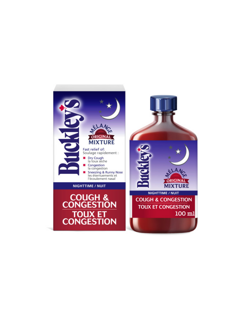 Buckley's I Nighttime Cough & Congestion (기침·충혈 완화 시럽) ||  Aug 2027