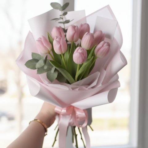 BaroBlooms |  생화 9송이 꽃부케