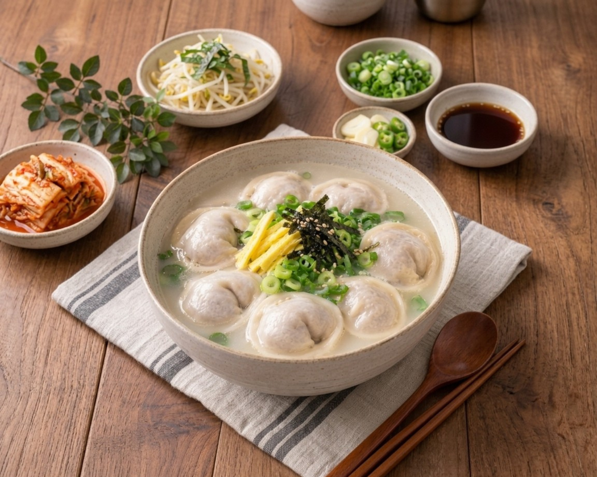 JFOOD l 고기 만두국 세트 || 사골우족탕 800g + 고기만두 770g