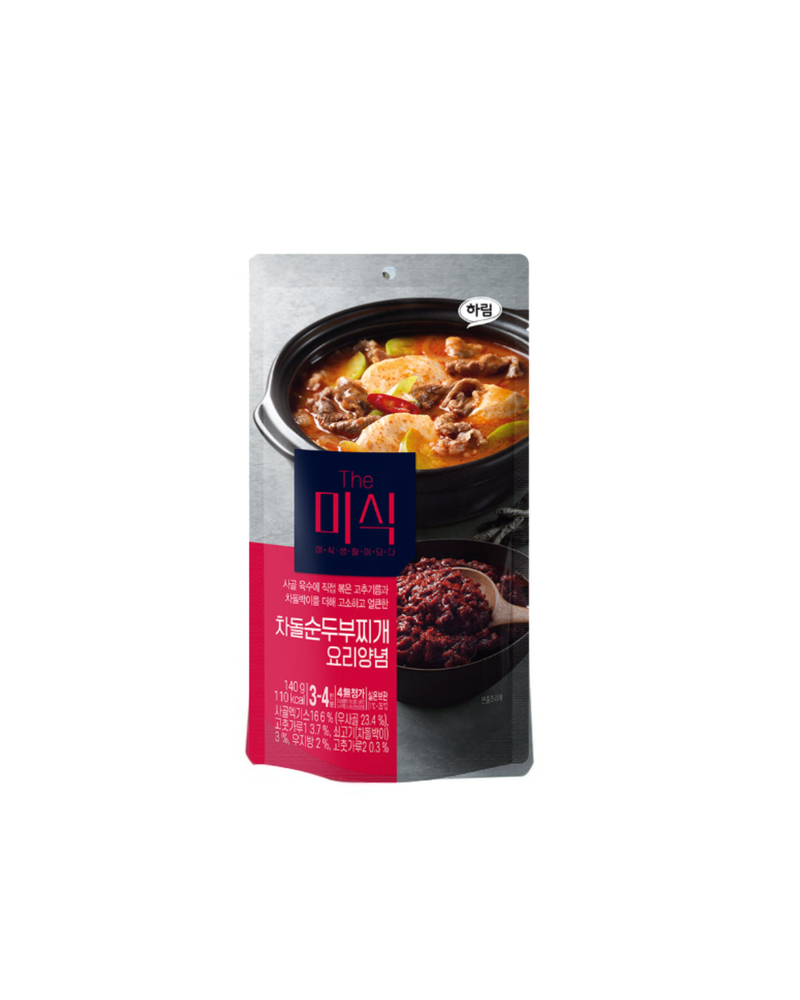 더미식 l 차돌순두부찌개 요리양념 140g