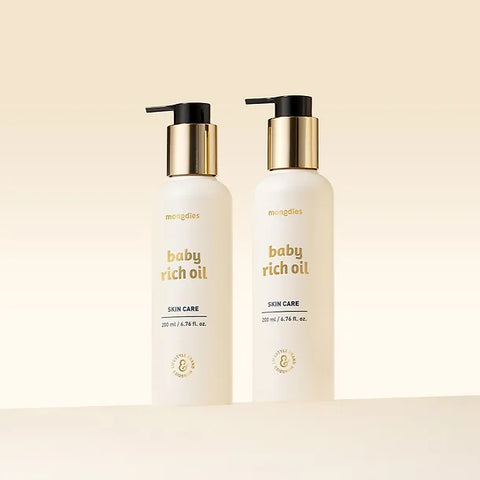 Mongdies l Baby Rich Oil 200ml 😀 Get an extra soothing gel when you buy two