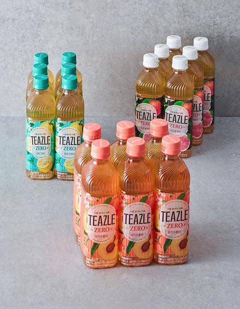 웅진 l 티즐 제로 피치우롱티 500ml x 2병