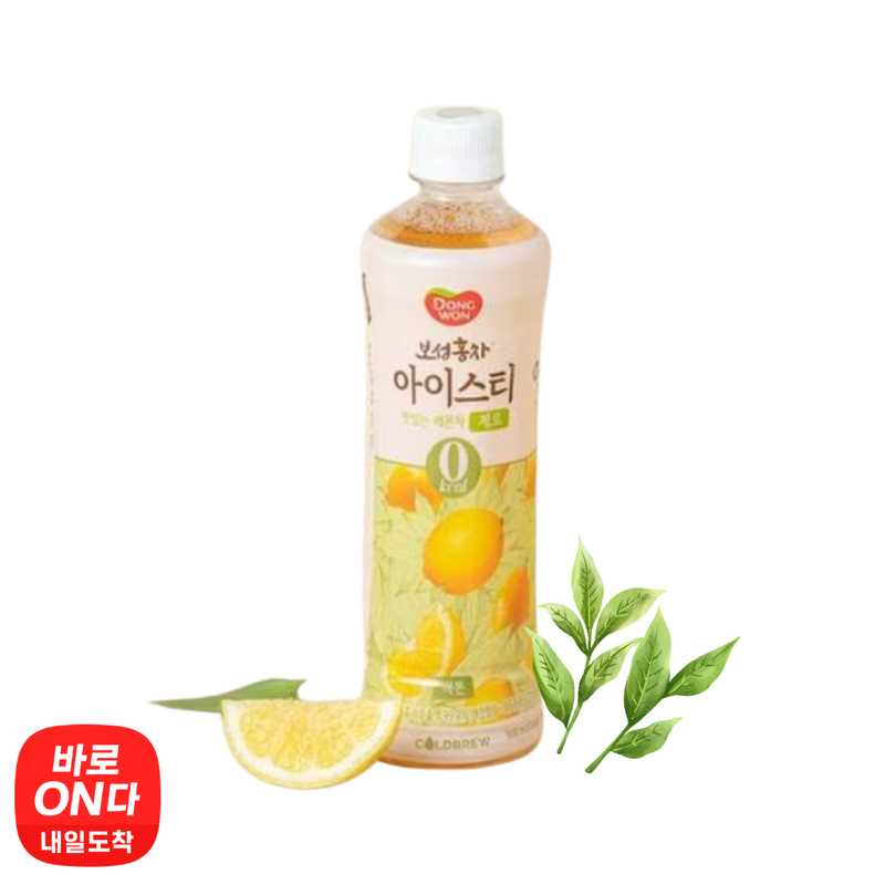 동원 l 보성홍차 아이스티 제로 - 레몬 500ml x 2병