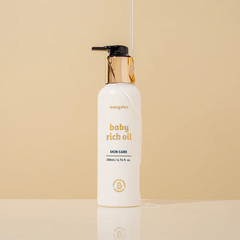 Mongdies l Baby Rich Oil 200ml 😀 Get an extra soothing gel when you buy two