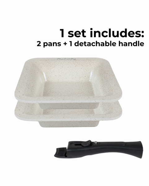 Eisenberg l Flying Square Pan 2pcs + Handle Set - Vancouver's First Exclusive Entry - 2-Week Limited Pre-Order
