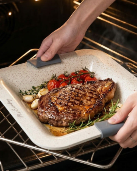 Eisenberg l Flying Square Pan 2pcs + Handle Set - Vancouver's First Exclusive Entry - 2-Week Limited Pre-Order