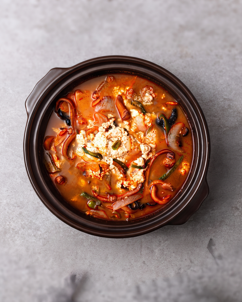 Byulmidam l Gangneung-style Jjamppong Soft Tofu (2 servings, 1 pack of soft tofu)