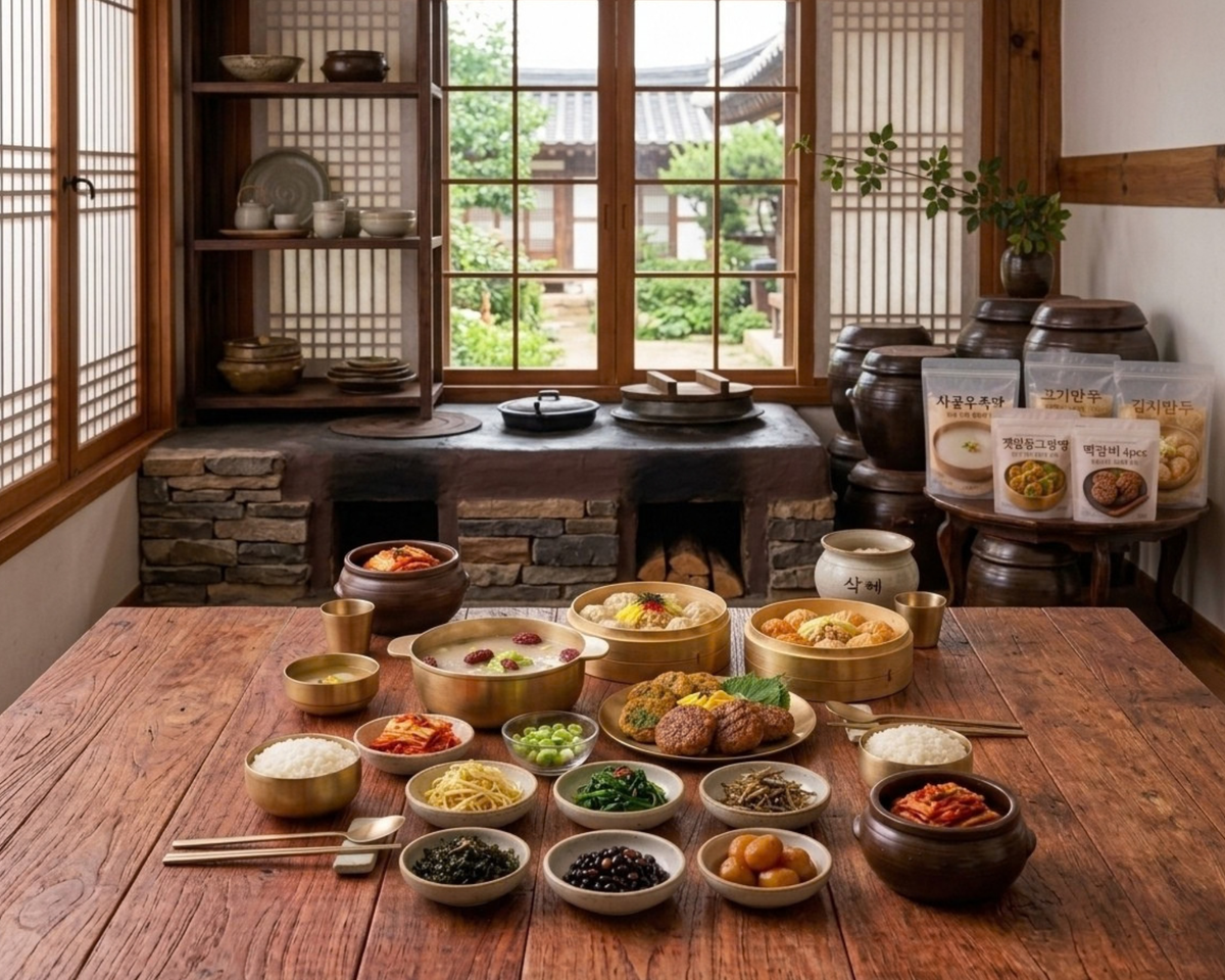 JFOOD | Rich Chuseok Set || Meat Dumplings + Kimchi Dumplings + Beef Bone Ox-Trotter Soup + Perilla Leaf Meatballs + Tteok-galbi