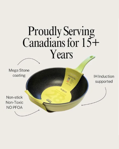 Porto l IH Megastone Wok 28cm (4.3 LITER)