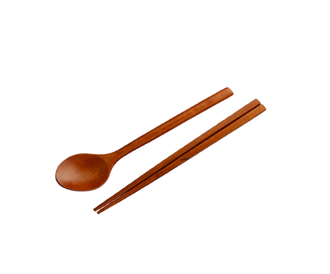 Kitchen Utensils l Lacquered Wood Spoon Set • 천연 옻칠 우드 커트러리 세트